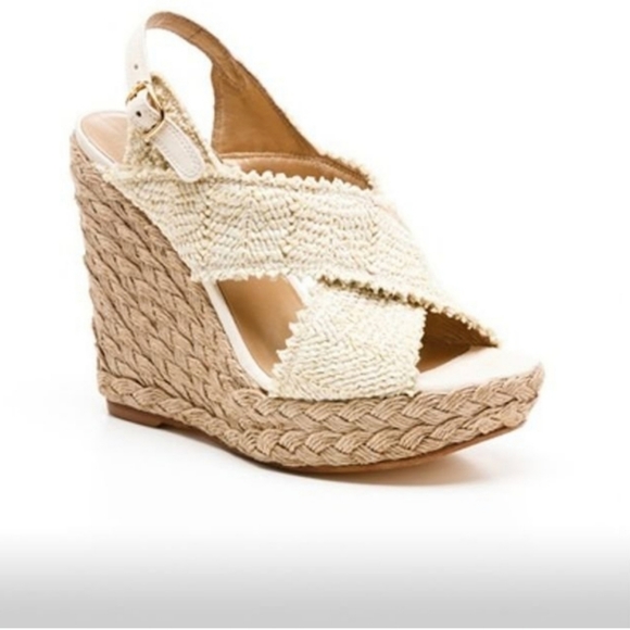 Stuart Weitzman 11 Toogood Off White Espadrille